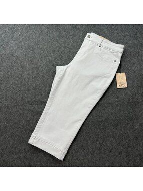 NYDJ Marilyn Cuffed Crop Jeans Women's Size 16 Petite Cool Embrace Denim NWT